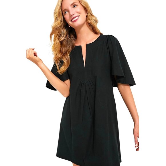 Tuckernuck Dresses & Skirts - POMANDER PLACE for TUCKERNUCK Finley Flutter Sleeve Dress Black